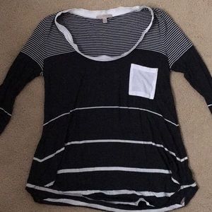 Anthropologie Bordeaux 3/4 Sleeve